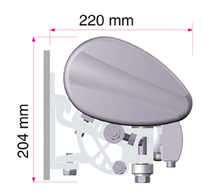 Dimensões de toldo Dimensões de toldo